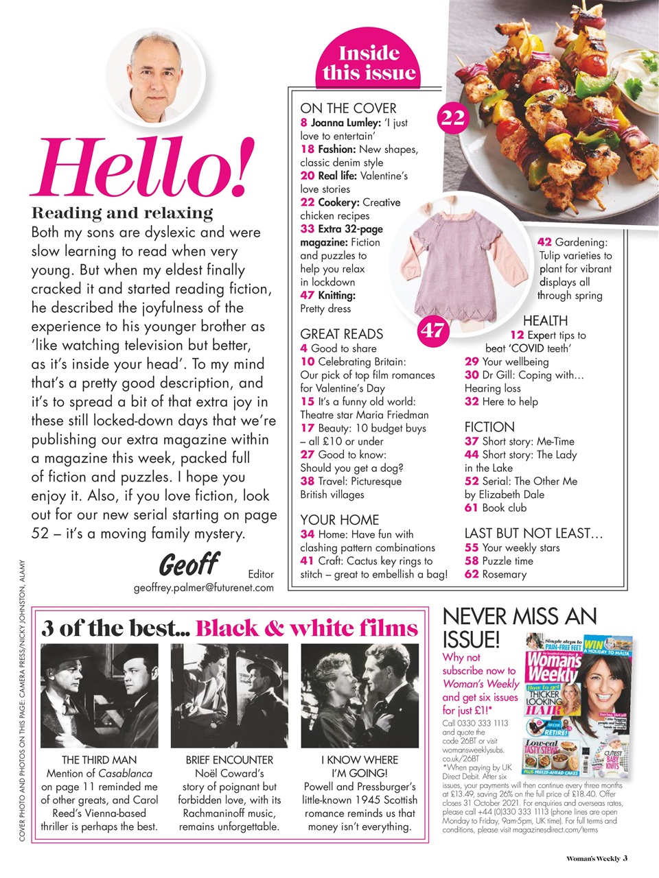 Woman's Weekly Preview Pages