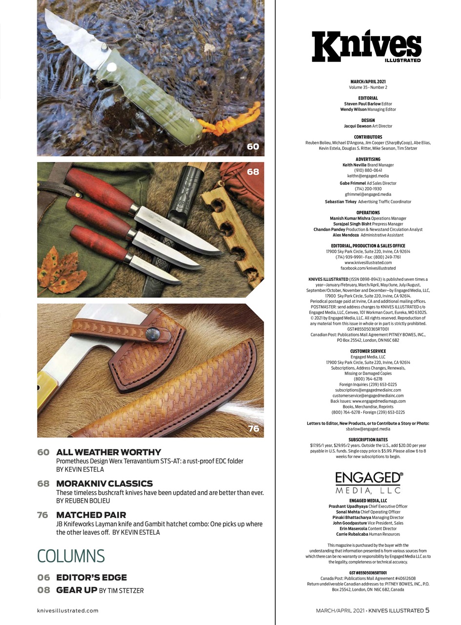 Knives Illustrated Preview Pages