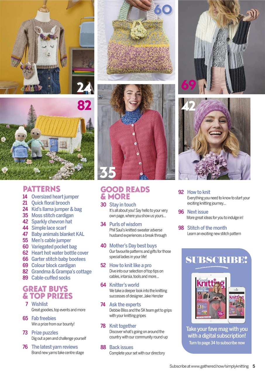 Simply Knitting Preview Pages