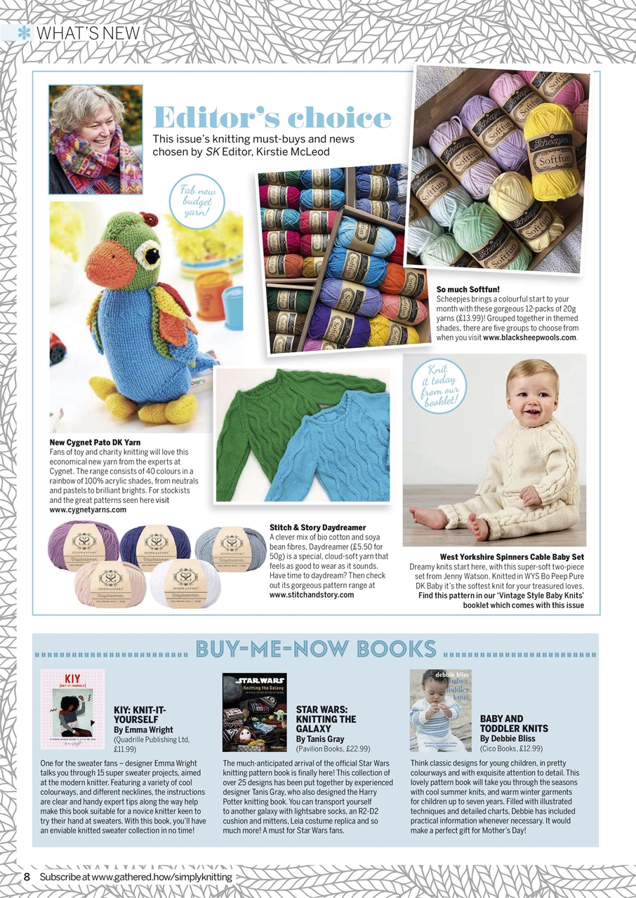 Simply Knitting Preview Pages