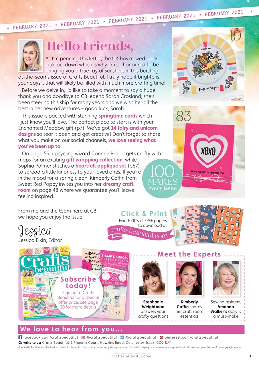 Crafts Beautiful Preview Pages
