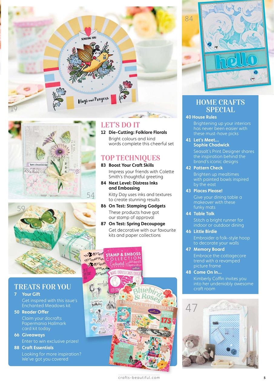 Crafts Beautiful Preview Pages
