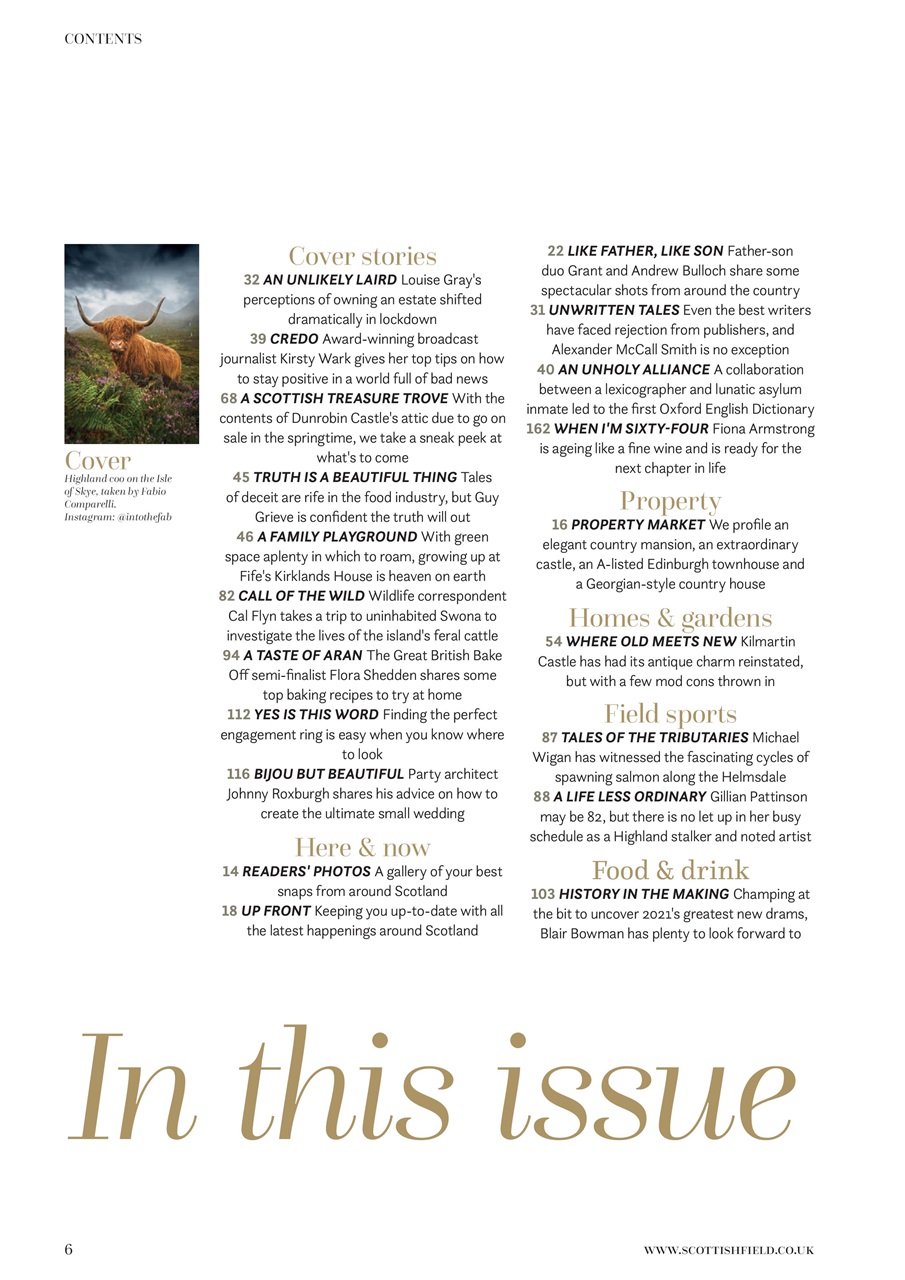 Scottish Field Preview Pages