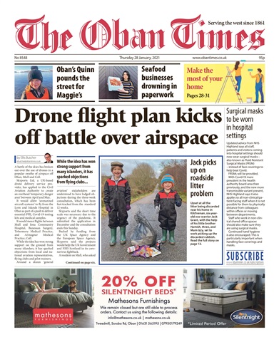 The Oban Times & Lochaber Times issue 28 Jan 2021