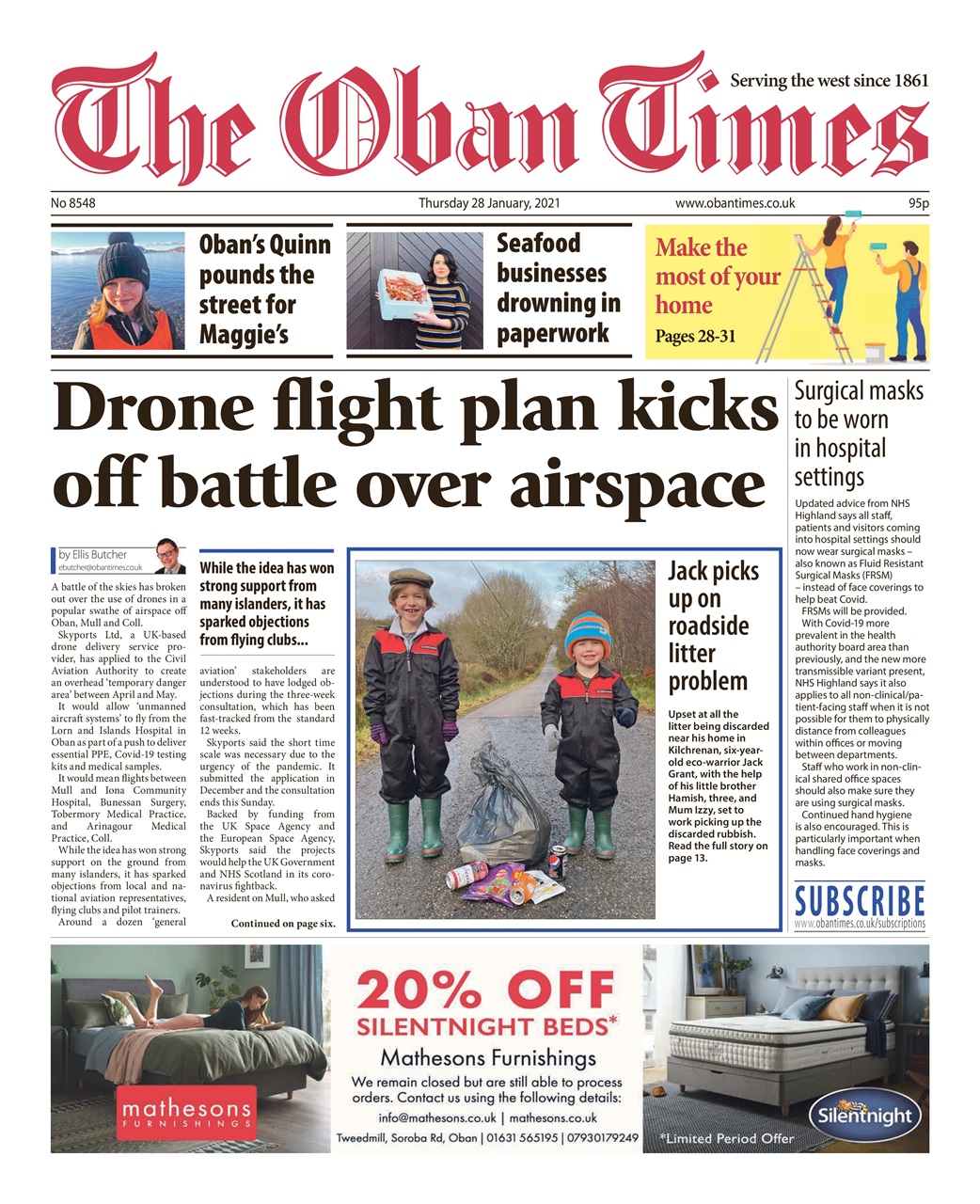 The Oban Times & Lochaber Times Preview Pages