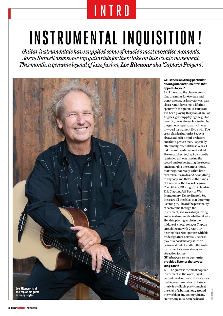 Guitar Techniques Preview Pages