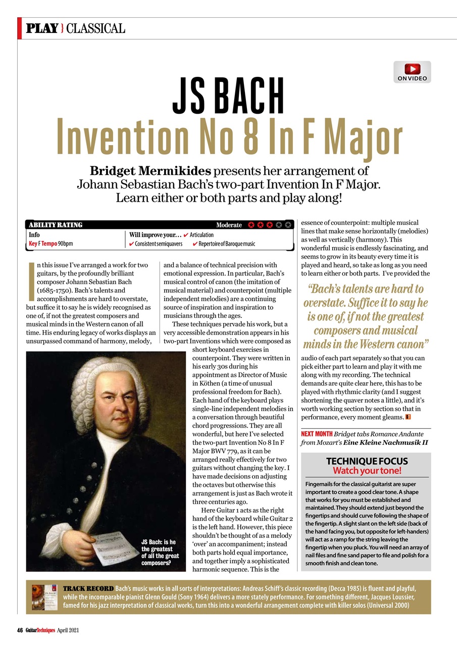 Guitar Techniques Preview Pages