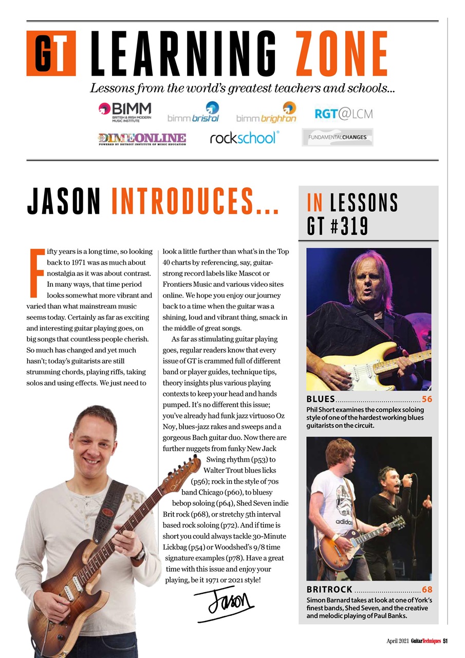 Guitar Techniques Preview Pages