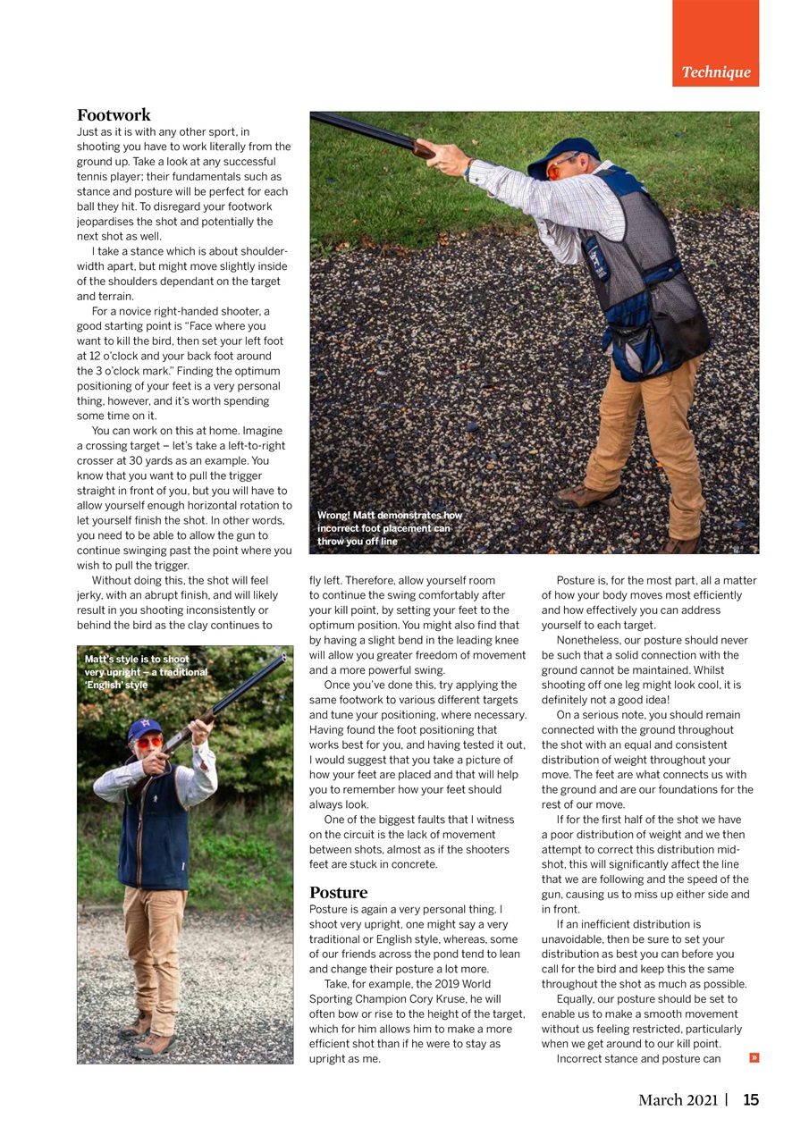 Clay Shooting Preview Pages