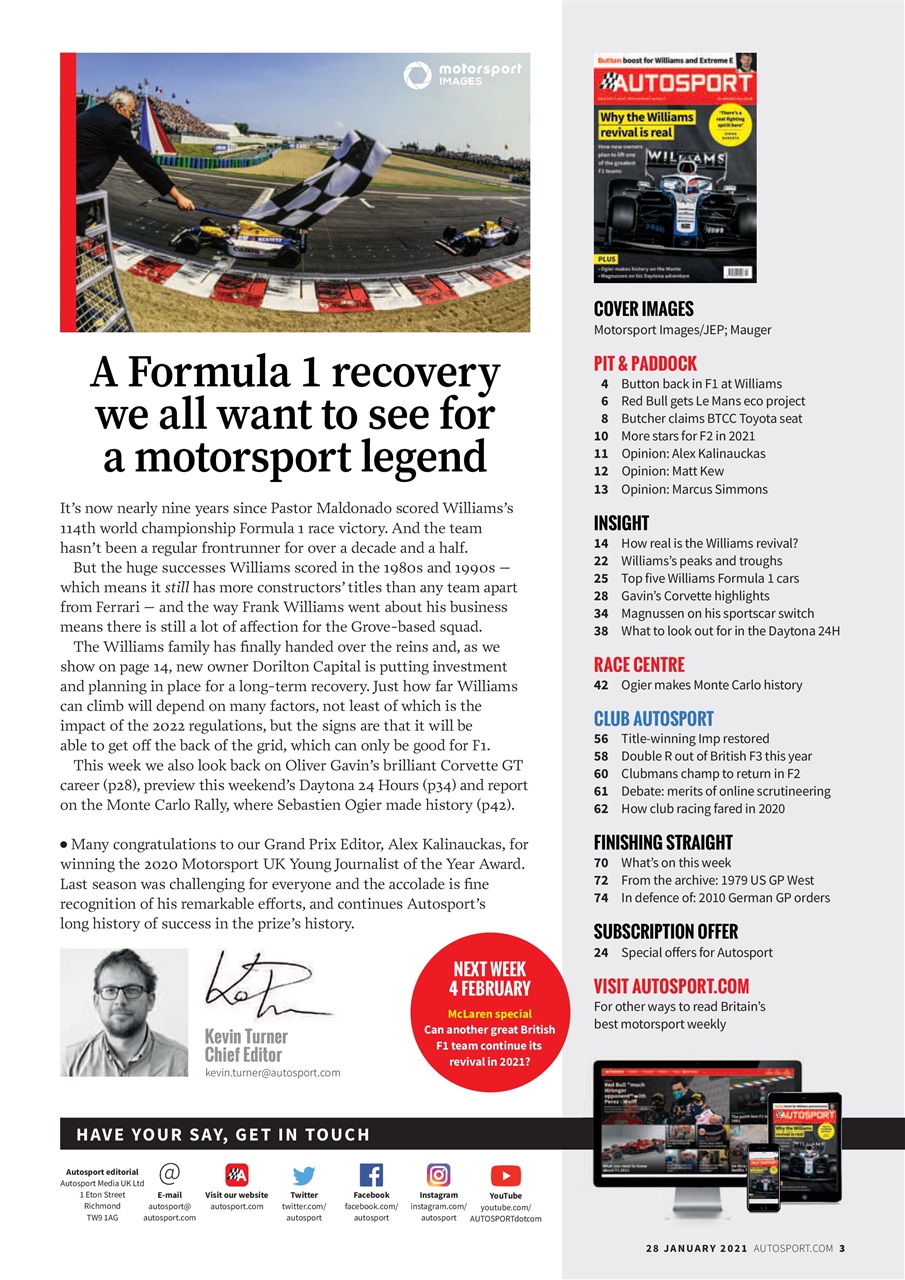 Autosport Preview Pages