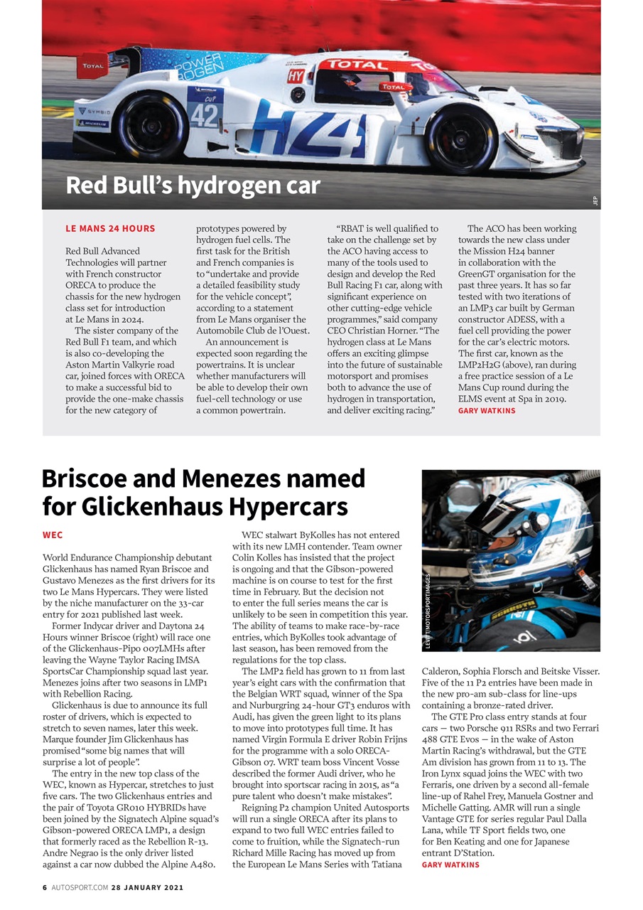 Autosport Preview Pages