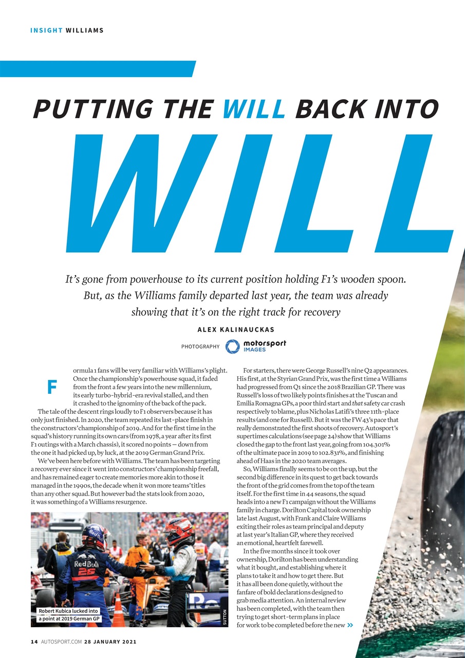 Autosport Preview Pages