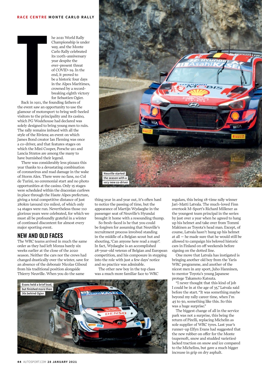 Autosport Preview Pages