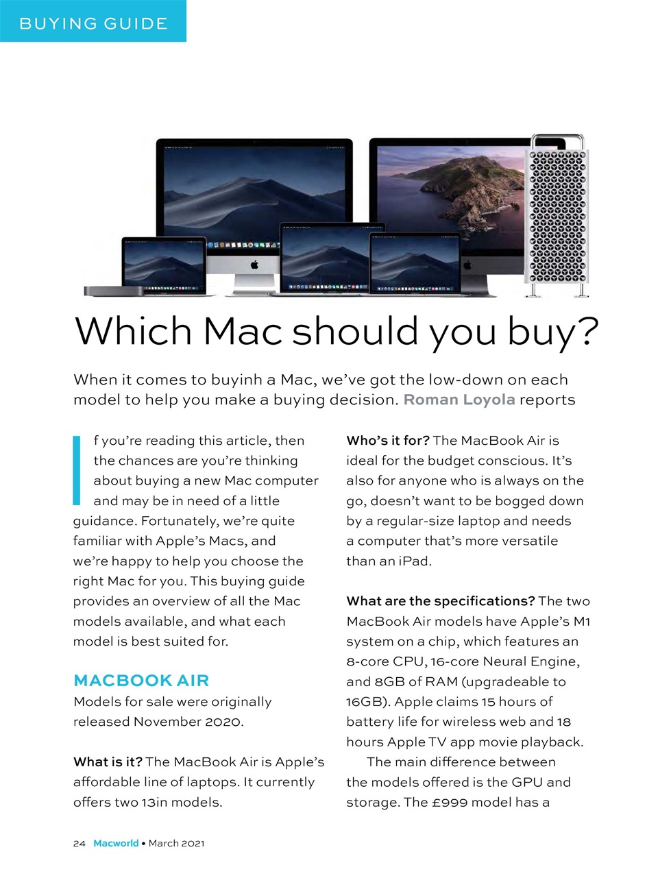 Macworld Preview Pages