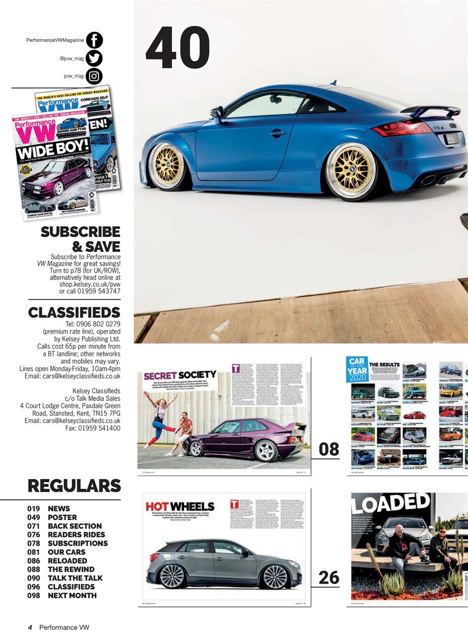 Performance VW Preview Pages