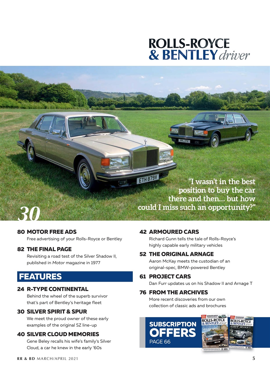 Rolls-Royce & Bentley Driver Preview Pages