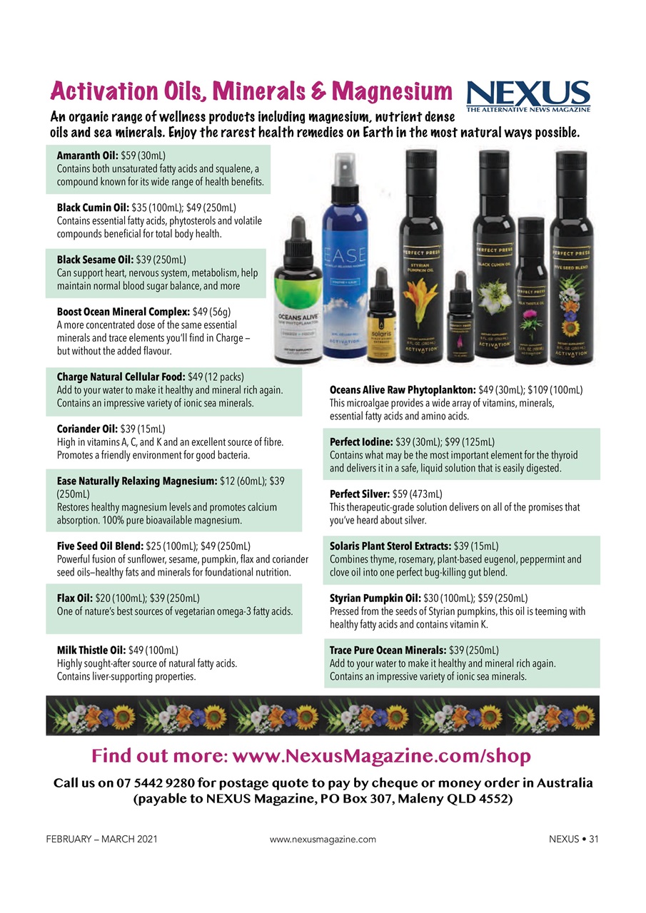 Nexus Magazine Preview Pages