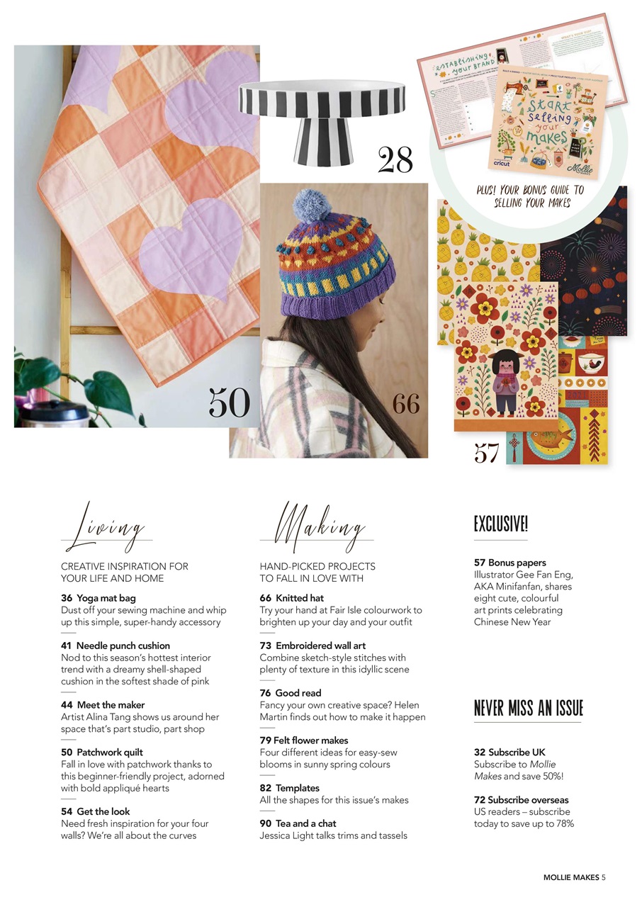 Mollie magazine Preview Pages