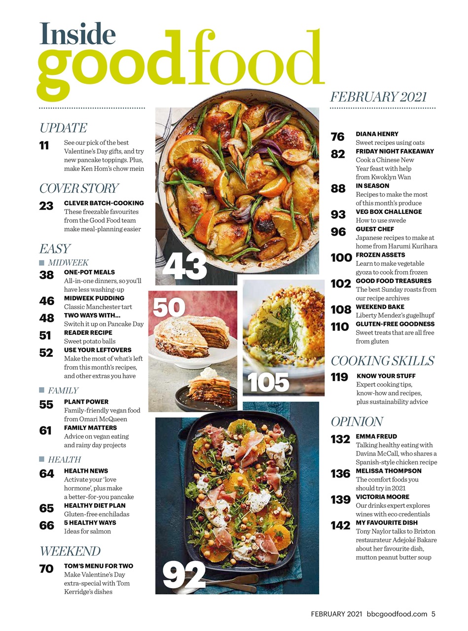 Good Food Magazine Preview Pages