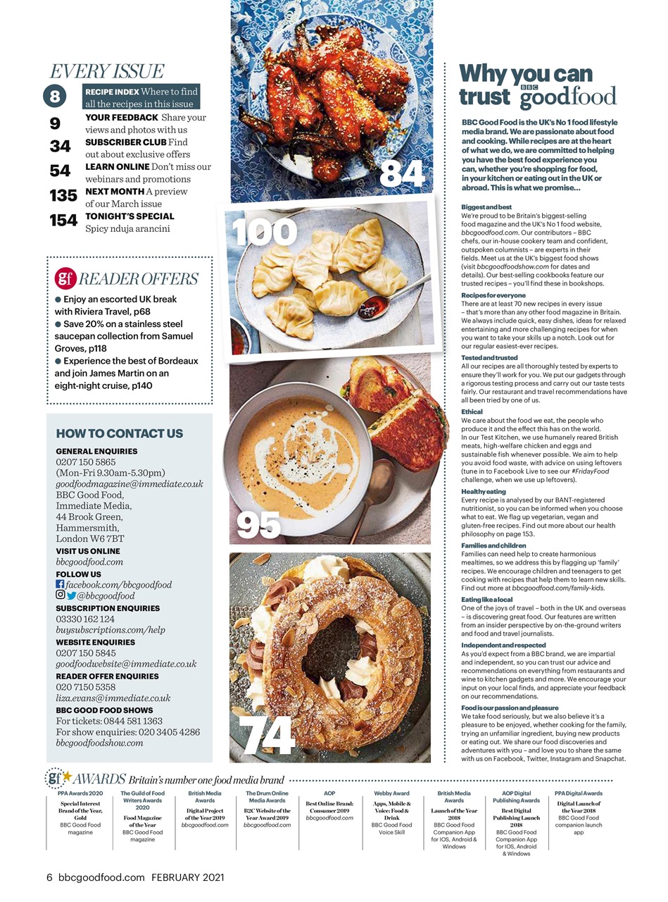 Good Food Magazine Preview Pages