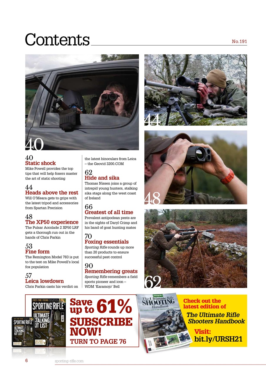 Sporting Rifle Preview Pages