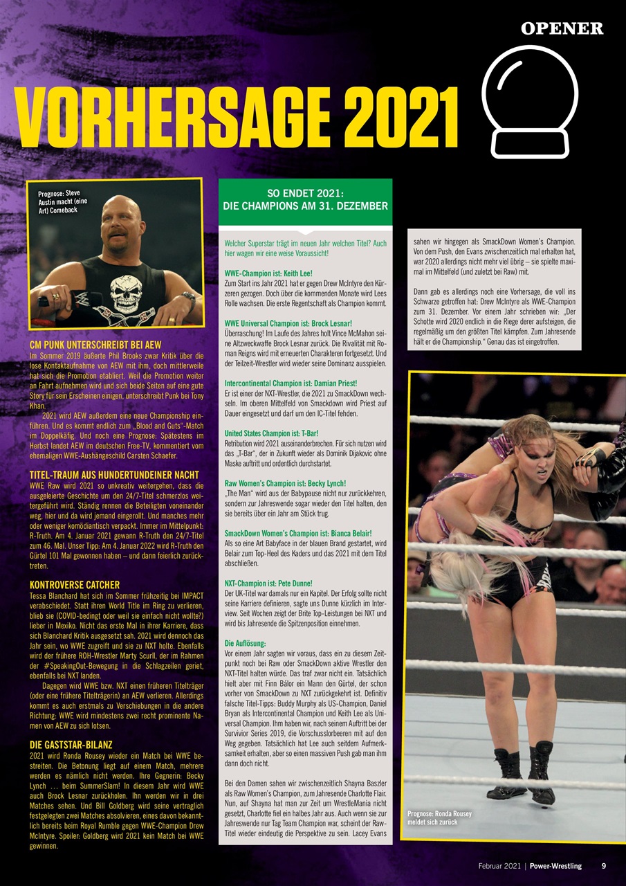 Power-Wrestling Preview Pages