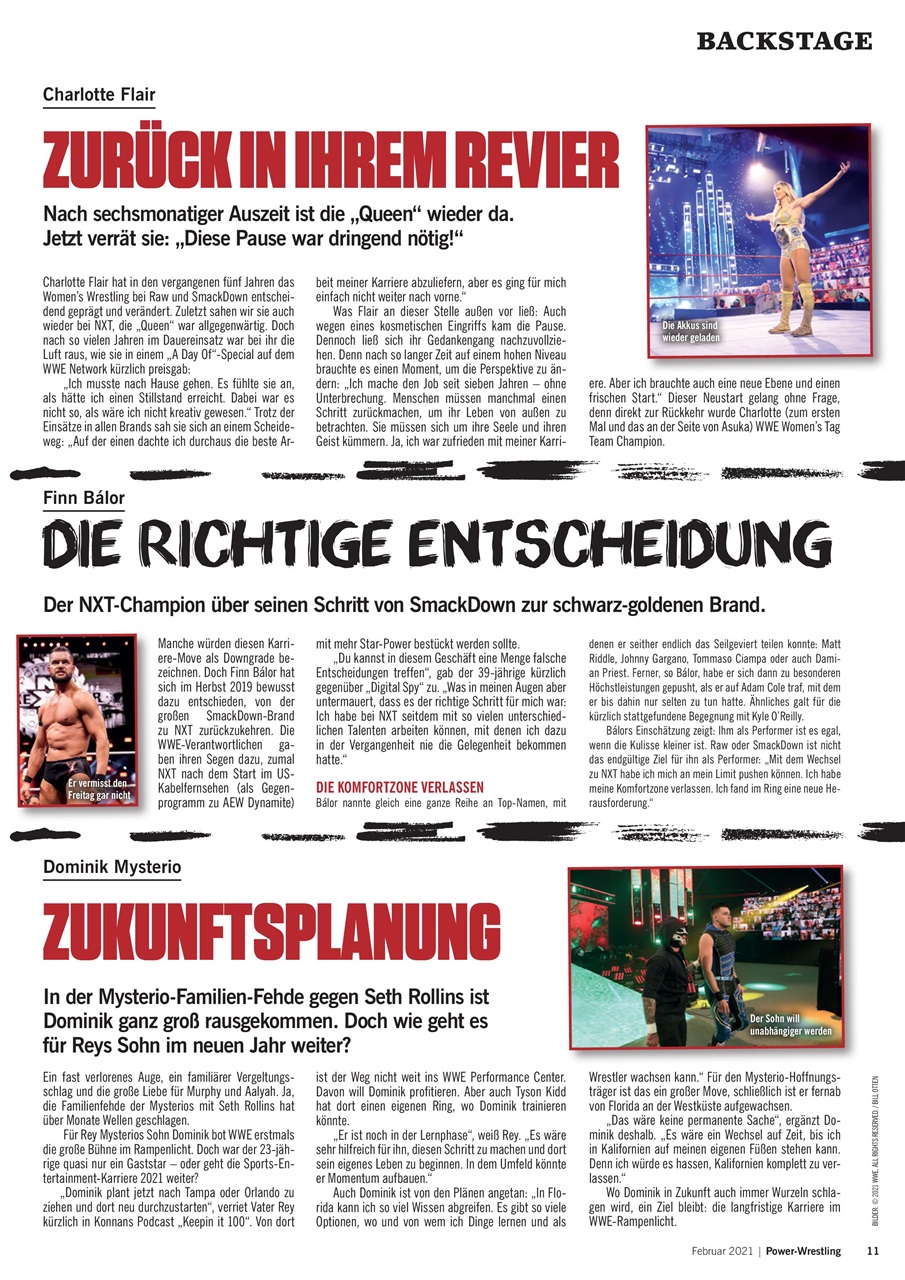 Power-Wrestling Preview Pages