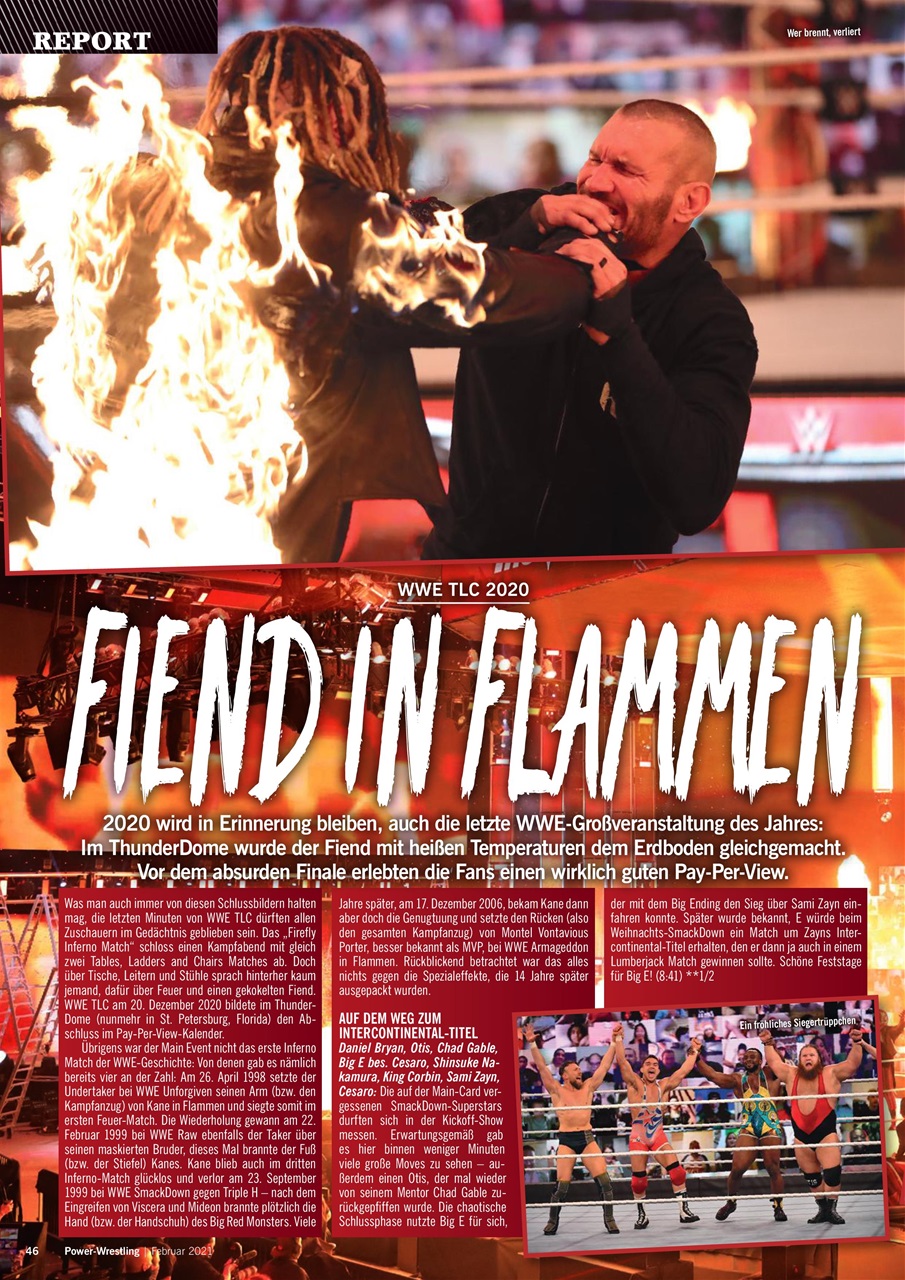 Power-Wrestling Preview Pages