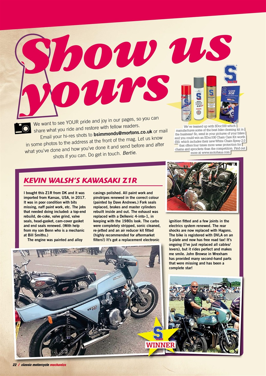 Classic Motorcycle Mechanics Preview Pages