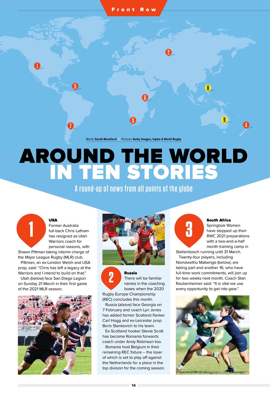 Rugby World Preview Pages