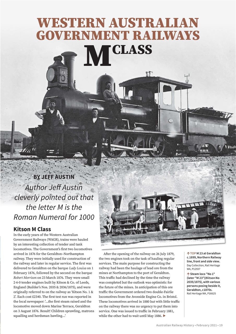 Australian Railway History Preview Pages