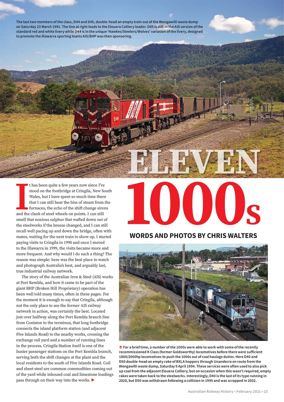 Australian Railway History Preview Pages