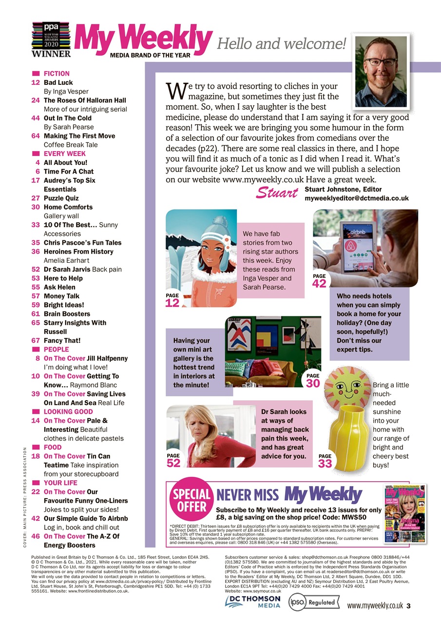 My Weekly Preview Pages