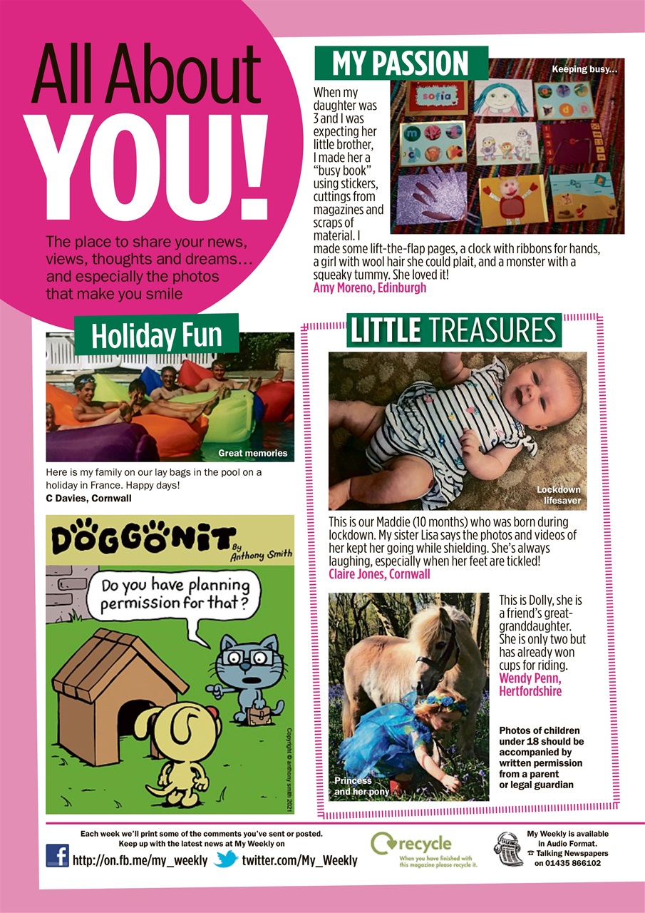 My Weekly Preview Pages