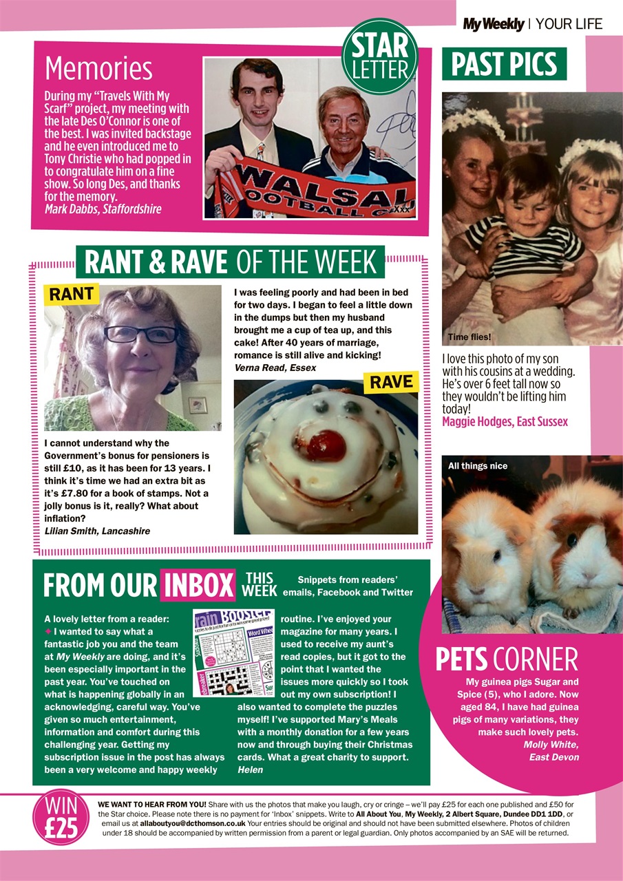 My Weekly Preview Pages