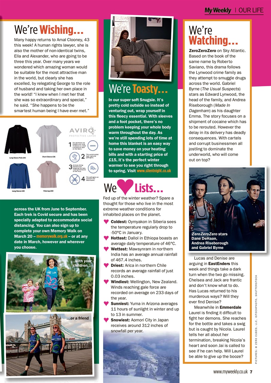My Weekly Preview Pages