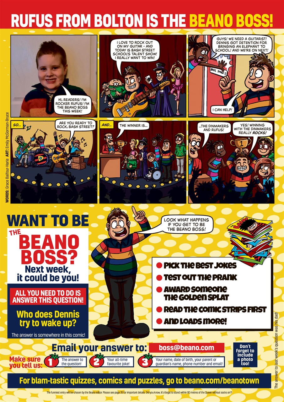 Beano Preview Pages