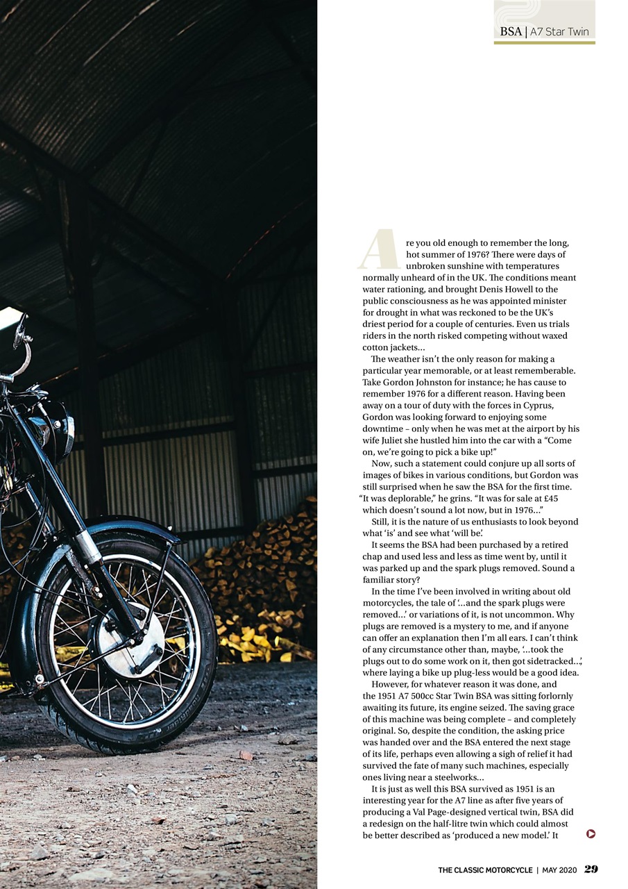 The Classic MotorCycle Preview Pages