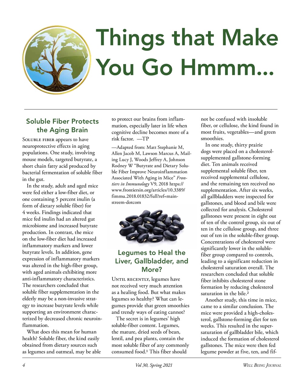 Well Being Journal Preview Pages