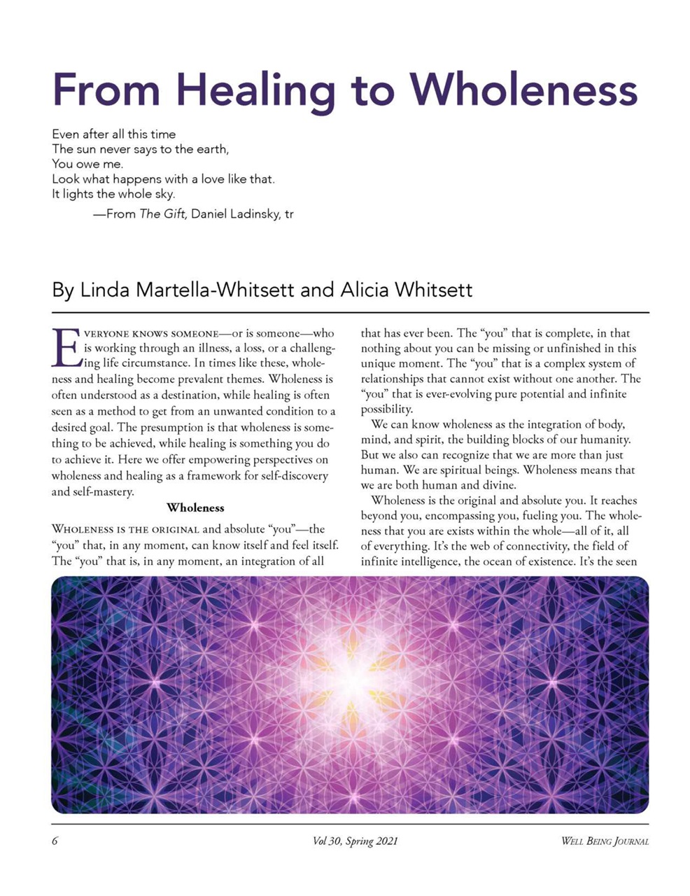 Well Being Journal Preview Pages