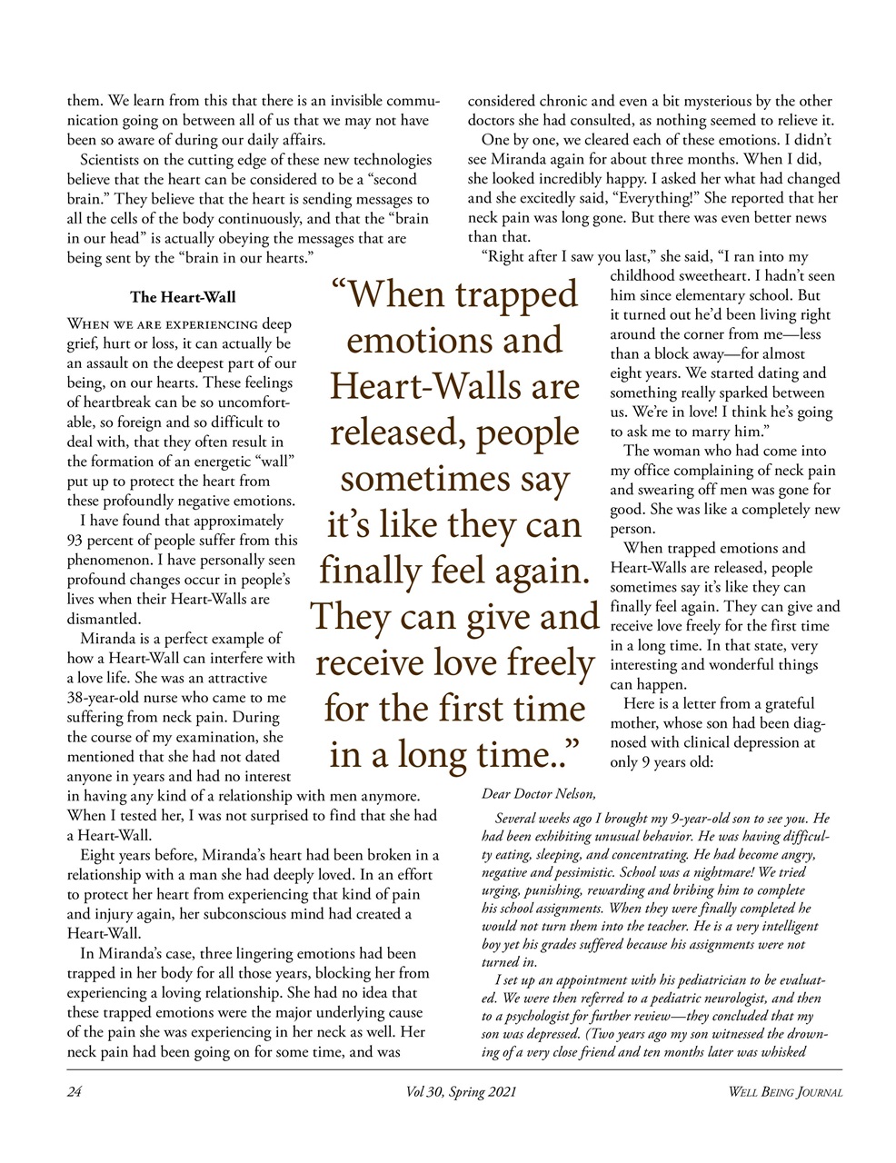 Well Being Journal Preview Pages