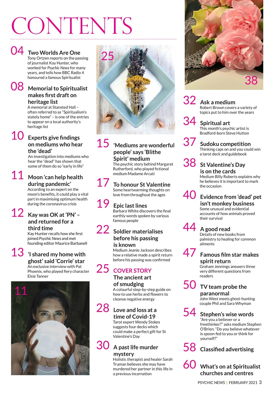 Psychic News Preview Pages