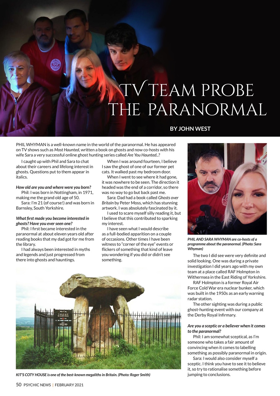 Psychic News Preview Pages