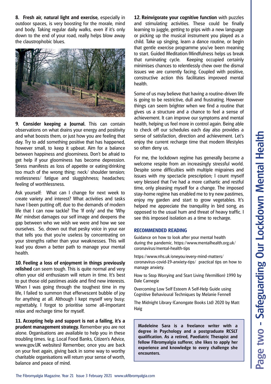 Fibromyalgia Magazine Preview Pages