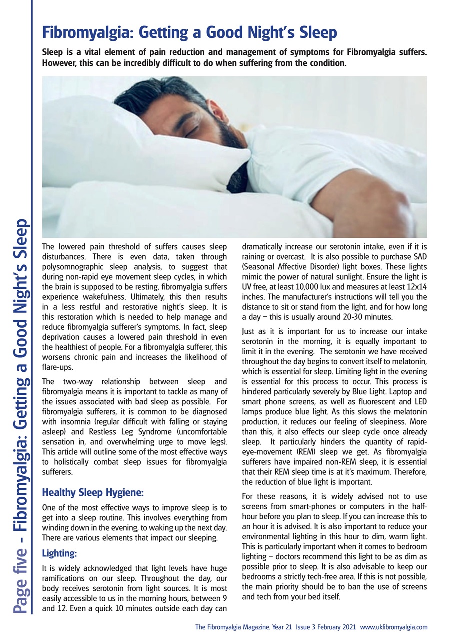 Fibromyalgia Magazine Preview Pages