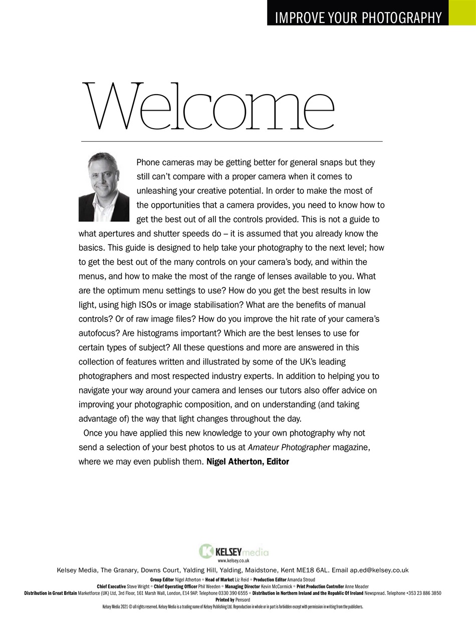 Improve Your Photography Preview Pages