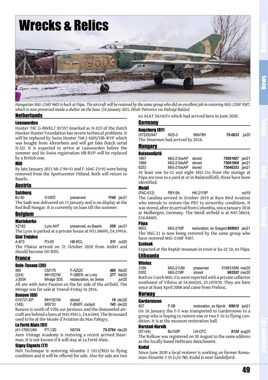 Scramble Magazine Preview Pages