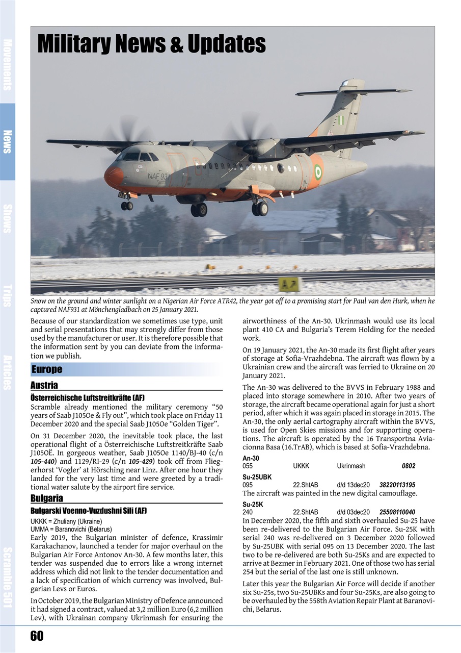 Scramble Magazine Preview Pages