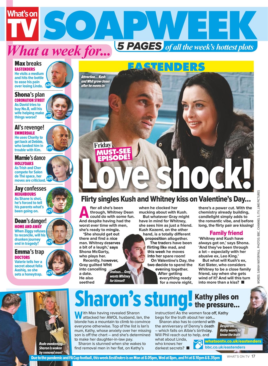 What's on TV Preview Pages