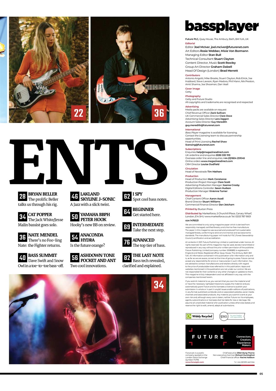 Bass Player UK Preview Pages